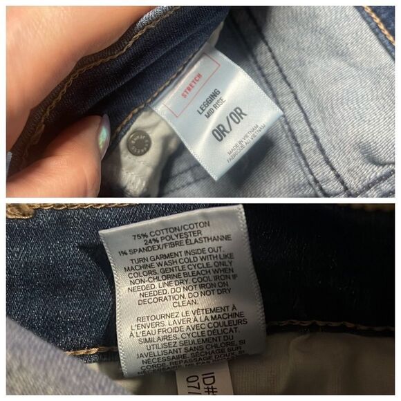 Embellished Express Mid Rise Embellished Jeans - Picture 15 of 15